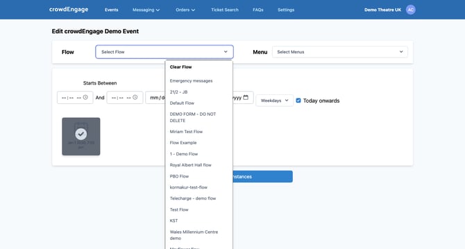 crowdEngage - Instance Flows